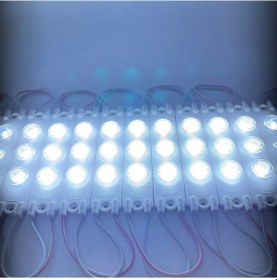 Resim 220 Volt 3 Watt 3 Lü Lensli Beyaz 3030 Modül Led 5 Adet 