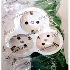 Resim Ovivo Üçlü Fiş Priz, Ovivo 3lü Fiş, Üçlü Priz Çoklayıcı 