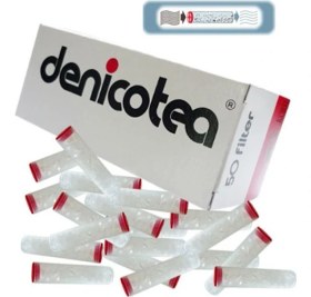 Resim Denicotea 10106 Karbon Sigara Filtresi 50'li Adet Eco Paket Silikon Jel Yapılı 