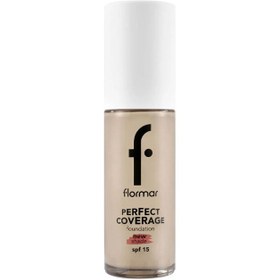 Resim Flormar Perfect Coverage SPF15 - Yüksek Kapatıcı Fondöten No: 130 Light Beige 