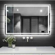 Resim Seyyahhome Ledli Banyo/wc/makyaj Aynası 40*60cm 