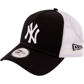 Resim New Era Şapka - Clean Trucker New York Yankees Siyah/Beyaz 
