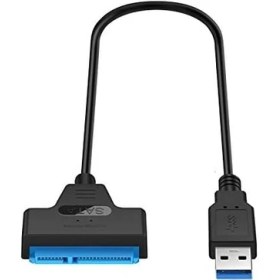 Resim Lidyahan Store 4469 USB 3.0 2.5 Inç USB Sata Çevirici Dönüştürücü HDD Hard Disk Kablosu 