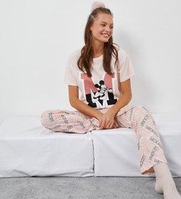 Resim Mickey Mouse Baskılı Pijama Takımı 