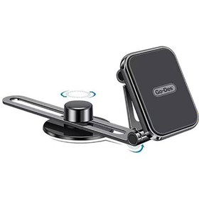 Resim Go Des GD-HD916 Magnetik 360 Derece Dönebilen Düz Zemin Araç Telefon Tutacağı - Siyah 