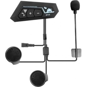 Resim Shopwave Yeni Nesil Dinleme ve Konuşma Özellikli Intercom Kask Kulaklığı 5.0 Bluetooth 