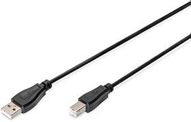 Resim Assmann AK-300102-010-S Usb Bağlantı Kablosu, Tip A - B M/M, 1.0M, Usb 2.0 Uygun, Bl 
