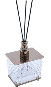Resim Setüstü Velmara Kokuluk 8180 - PVD Mat Gold Siyah Boyalı Cam 