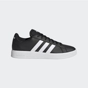 Resim GW9251 Adidas Grand Court Base 2.0 Erkek Spor Ayakkabı CBLACK/FTW Siyah - Beyaz 