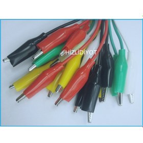 Resim Krokodil Kablo Timsah Ağzı 10 Adet 