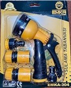 Resim Genel Markalar Feyza Yapi Otomatik 7 Fonksiyonlu Tabanca S 3 Bağlantı Adaptörlü Bahçe Sulama S 1/2" 