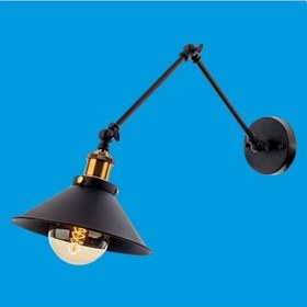 Resim Riolight Retro Üç Mafsallı Hareketli Başlık Metal Aplik Çap: 22Cm (543576760) Siyah 