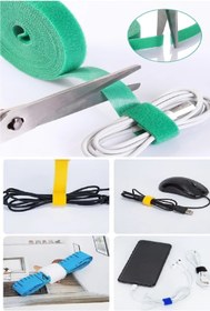 Resim naque Kesilebilir Kablo Tutucu Kulaklık Fare Airfry Ev Ofis İçin Cırt Sabitleyici Kablo Düzenleyici 