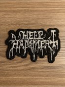 Resim StüdyoÜmitTişört Hell Hammer (mayhem) Logo Black Metal Band Patch Peç Arma Ve Kot Yamaları 