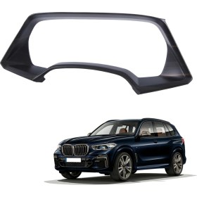Resim Explosion1 Araba Şeftali Ahşap Abs Iç Gösterge Tablosu Ölçer Ekran Çerçeve Kapak Trim Iç Pullamalar Bmw X5 G05 X6 G06 X7 G07 (Yurt Dışından) 