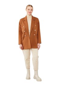 Resim Levidor Kadın Spor Blazer Ceket 510026 Kahve 