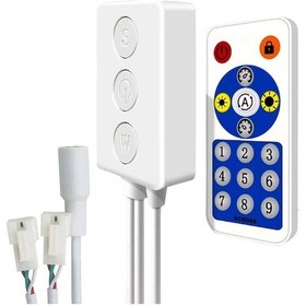Resim Bluetooth Led Kontrol Cihazı Sp601e Kablosuz Bağlantı Uzaktan Kumanda 5-24v Düğme Anahtar Çift Bağımsız Çıkış Sinyali 