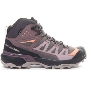 Resim Salomon X Ultra 360 Mid Gore-tex Kadın Outdoor Bot 474487 Gri - Lila 