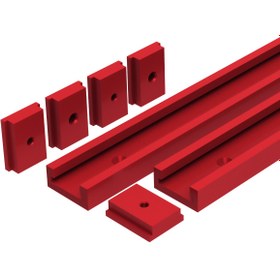 Resim 1 Adet T-takımı Veya 5 Adet T-kaydırıcısı, T30 T-takımları 50-60cm, Alüminyum T-takımı Ve T-kaydırıcısı T Yuvası Miter Takımı Jig, İşleme Tezgahı Tabla Testere Router Tablosu DIY Araçları Için Ahşap İşleme Standart Miter Ölçeği Kılavuzu Chute 