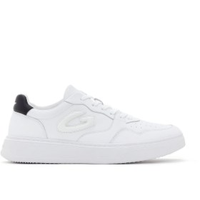 Resim Alberto Guardiani Erkek Beyaz New Era Kalın Tabanlı Deri Sneaker - Beyaz / 4 