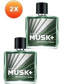 Resim AVON Musk Metropolitano Erkek Parfüm Edt 75 Ml. İkili Set 