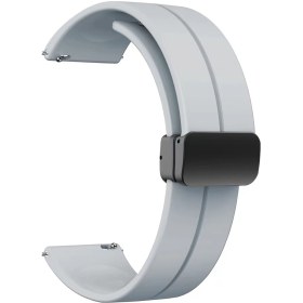 Resim Xiaomi Amazfit Pace KRD-84 22mm Uyumlu Zore Kordon-Gri 