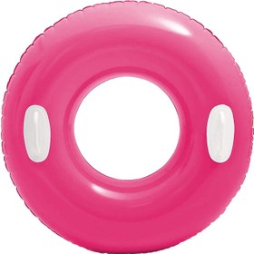 Resim Tutacaklı Parlak Simit - Intex - Pembe - 76 cm (59258) 