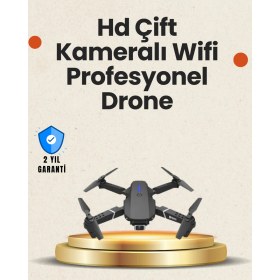 Resim Yükseklik Sabitlemeli Katlanabilir Drone 1080P 4K Kamera Seçenekli 