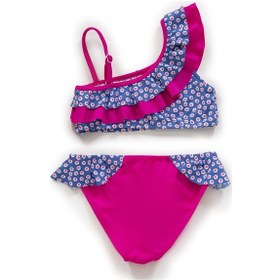 Resim Endeep Kız Çocuk Desenli Bikini Takımı Çok Renkli 