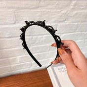 Resim Şık Retro Yuvarlak PVC Saç Tokası Bandı, Düz Renkli Örgülü Saç Aksesuarı, Saçlar, Kadınlar ve Kızlar için Saç Aksesuarları 