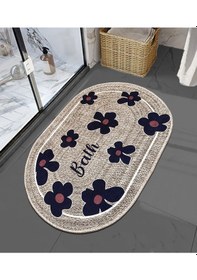 Resim Moole Bej 3'lü Set Banyo Paspası Djtbanyo Varyantlı Renkli 