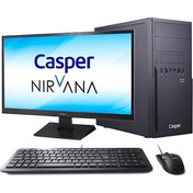 Resim Casper Nirvana N2H.G640-4700R-238 Intel Pentium G6400 4GB 1TB HDD + 1TB SSD Windows 11 Pro 23.8" Masaüstü Bilgisayar Casper