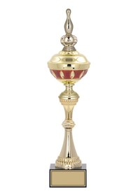 Resim Odak Kupa - Figürlü Kupalar - Bowling / Labut Figürlü Kupalar Fg-064 A - 48 Cm Altın - Beyaz 