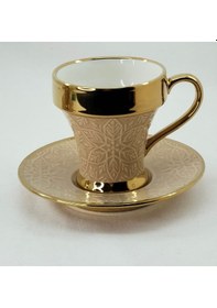 Resim Tutku 2 Kişilik Porselen Nescafe Ve Çay Fincanı Yavruağzı Renk Yavruağzı 