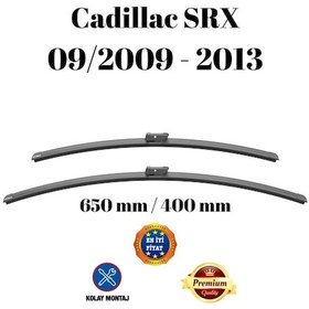 Resim Cadillac Srx 2009 2010 2011 2012 2013 Uyumlu Ön Cam Silecek Süpürgesi Takımı 650/400mm Silbak Sb2616c 
