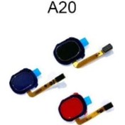 Resim Samsung A20 (SM-A205) Uyumlu Parmak İzi Filmi Home Tuş 