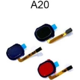 Resim Samsung A20 (SM-A205) Uyumlu Parmak İzi Filmi Home Tuş 
