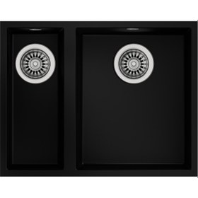 Resim Teka SQUARE 560 TG BLACK Tezgahaltı Granit Eviye Siyah 56 cm 115260029 