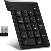 Resim Elektromaxx Microcase Kablosuz 18 Tuşlu Mini Numerik Klavye - Siyah Al2698 | Diğer Diğer