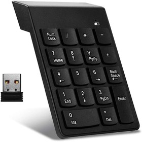 Resim Elektromaxx Microcase Kablosuz 18 Tuşlu Mini Numerik Klavye - Siyah Al2698 | Diğer Diğer