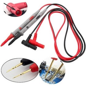 Resim İğne Uç Prob Dijital Multimetre Ölçü Aleti Kablosu Entegre Probu 
