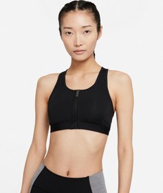 Resim Nike W Df Swsh Zip Front Bra 