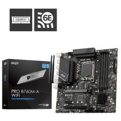 Resim MSI PRO B760M-A WIFI Intel LGA 1700 mATX Anakart 