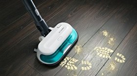 Resim Siemens iQ500 VSM120HYG Dikey Şarjlı Elektrik Süpürgesi - Ay Mavisi 