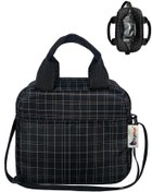 Resim Stylo Bye Bye Lunch Omuz Askılı Beslenme Çantası ve Termos Yemek Taşıma Çantası - Siyah - Siyah / Standart 