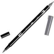 Resim Tombow Dual Brush Pen Grafik Çizim Kalemi N55 Cool Gray 7 