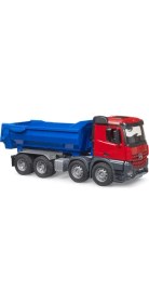 Resim Bruder MB Arocs Damperli Kamyonu - Kırmızı Mavi BR03621 