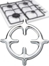 Resim Mobee Cezve Kaynatmak Için Ocak Küçültücü Aparat Düşmeyi Önler Emaye Ocak Üstü 4 Adet 