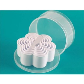 Resim Adana Pasta Malzemeleri ÇİÇEK VOLOVAN SET PLASTİK 6 LI F929 