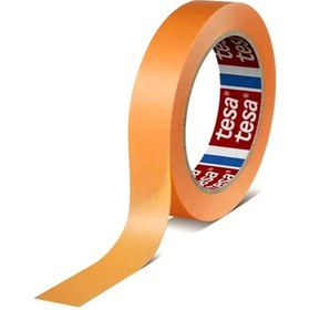 Resim Tesa 4342 Turuncu Hassas Maskeleme Bandı 24mmx50m Keskin Çizgi 